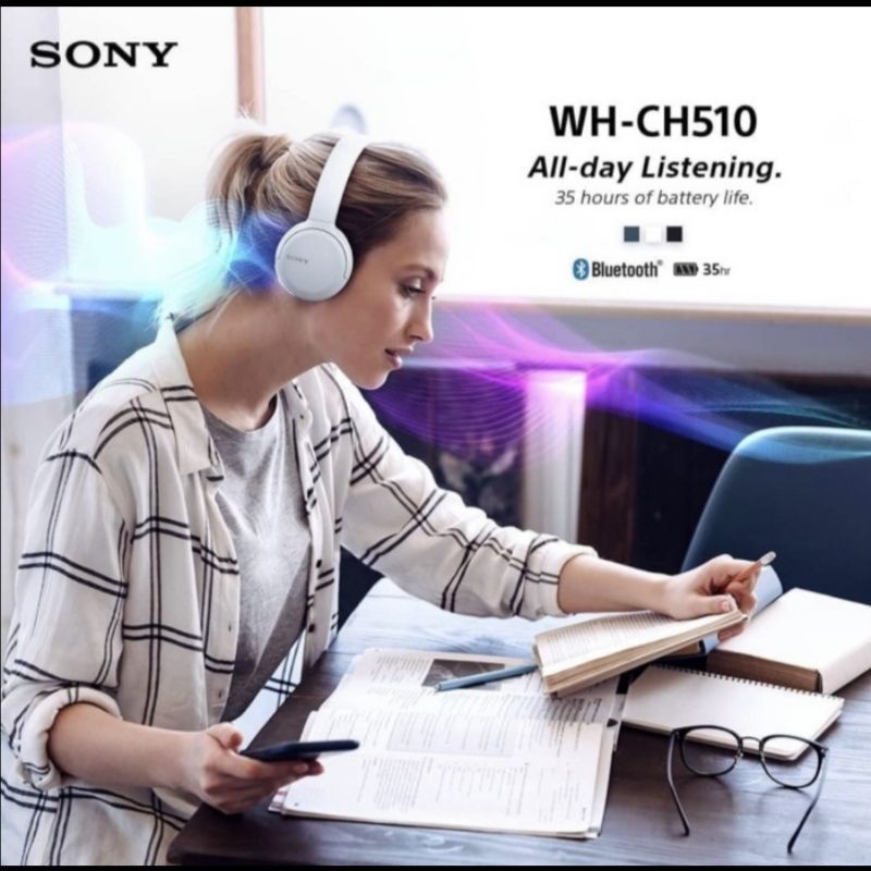SONY WH CH510 Extra Bass Bluetooth Headphone Wireless Headset original