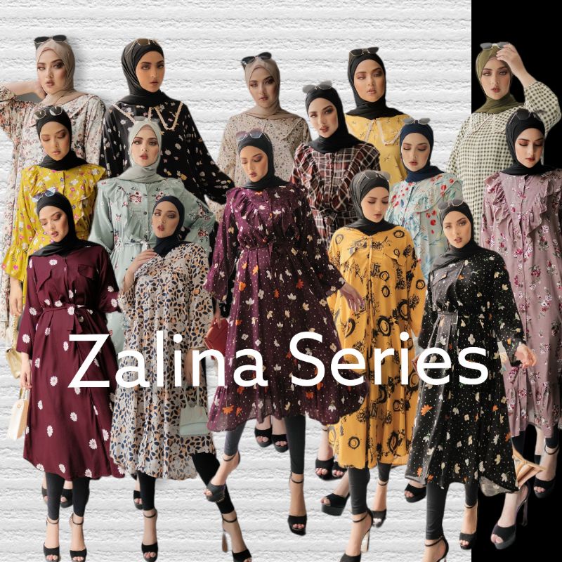Dress Rayon Zalina series dari Senyenyakitu