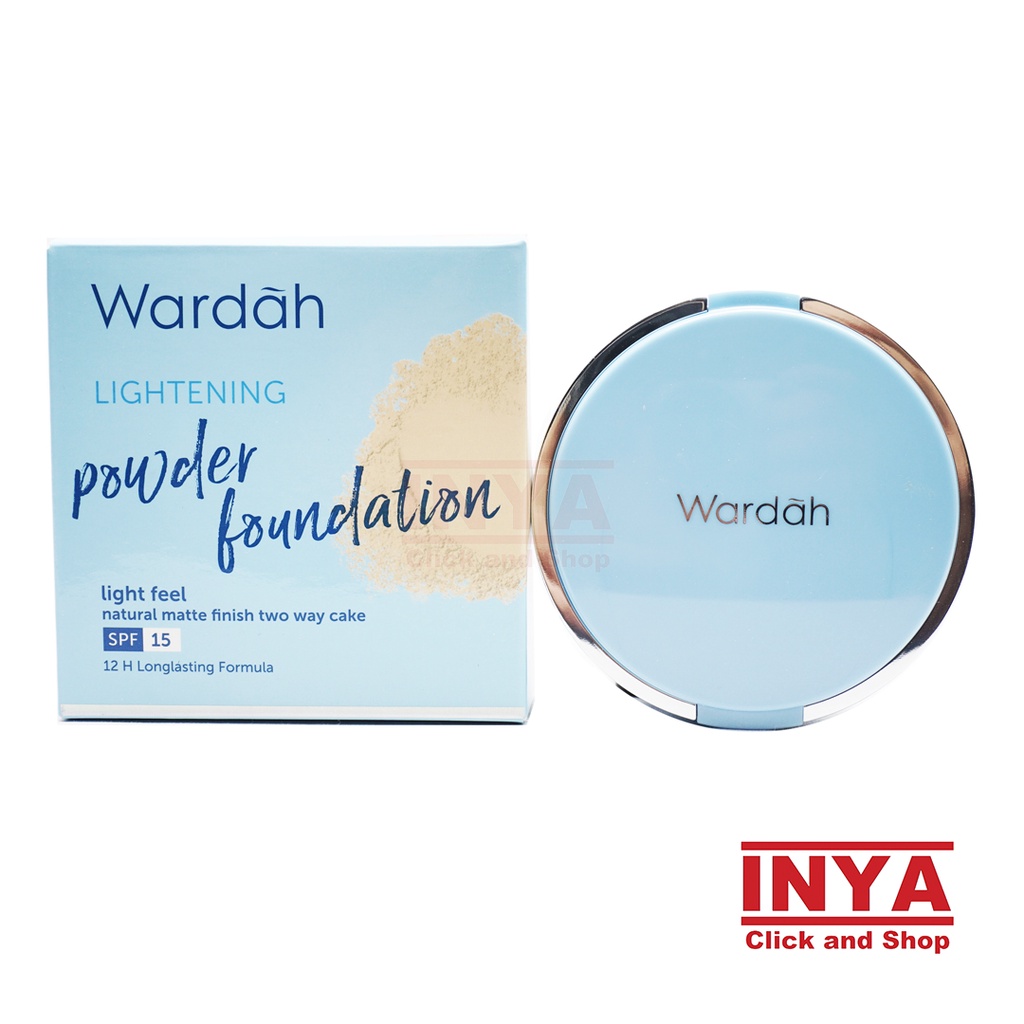 WARDAH LIGHTENING POWDER FOUNDATION 01 LIGHT BEIGE 12gr SET