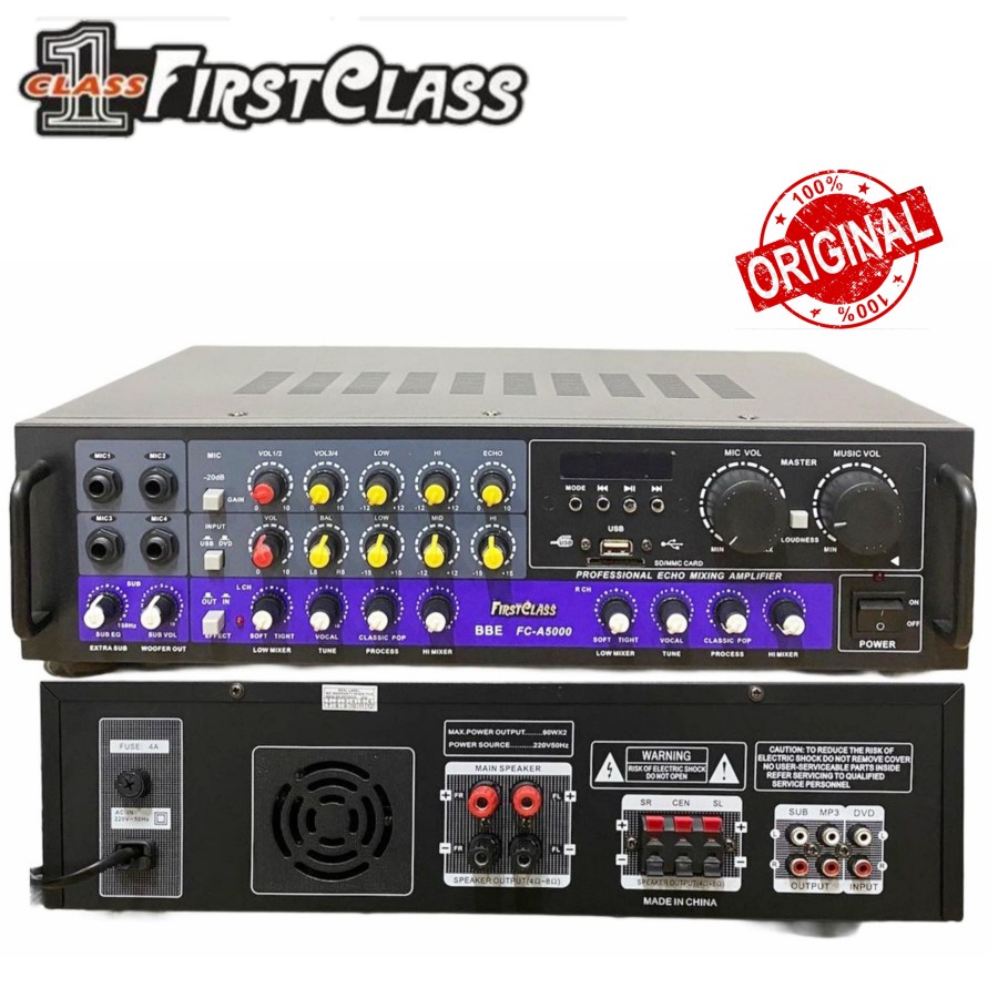 AMPLIFIER FIRSTCLASS FC-A5000 / FCA 5000 / FCA5000 / FC A 5000