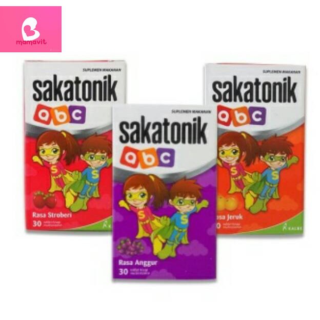 SAKATONIK ABC MULTIVITAMIN  TABLET ANAK/ VITAMIN ANAK/ DAYA TAHAN TUBUH