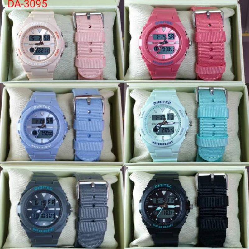 NEW!! DIGITEC DG 3095 / DA 3095 / DA3095 Watch Jam Tangan ORIGINAL