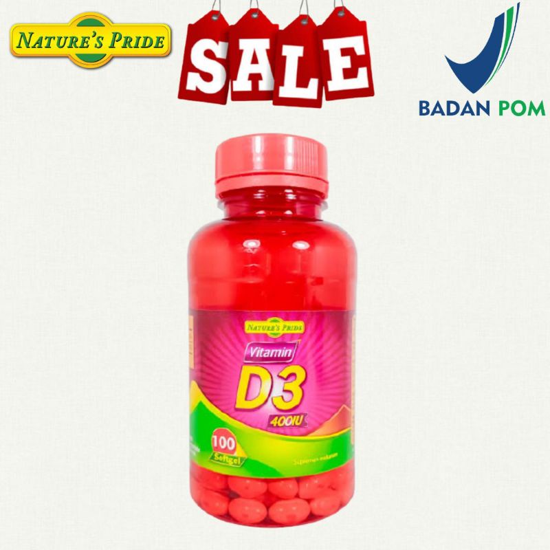 NATURE'S PRIDE - VITAMIN D3 ISI 100 SOFTGEL