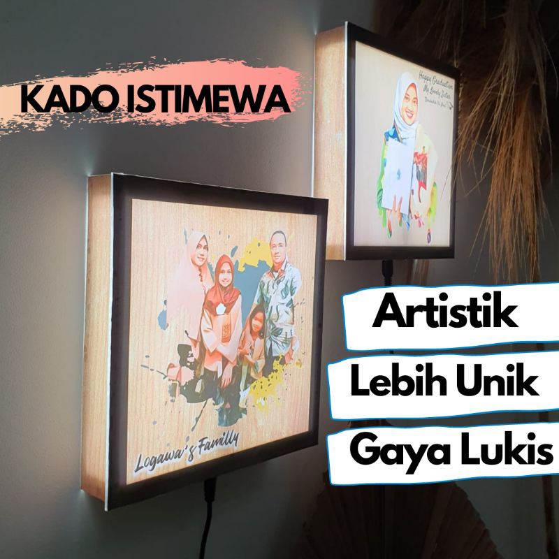 

[KADO ISTIMEWA] Art Lamp Kado Artistik Unik dan Kekinian