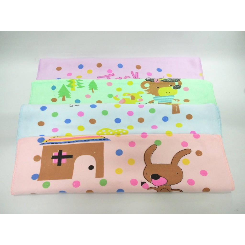 Handuk Bayi Lembut Microfiber Motif WARNA | Handuk Mandi Anak Bayi 50 x 100 cm | 60 x 120 cm Mikrofiber