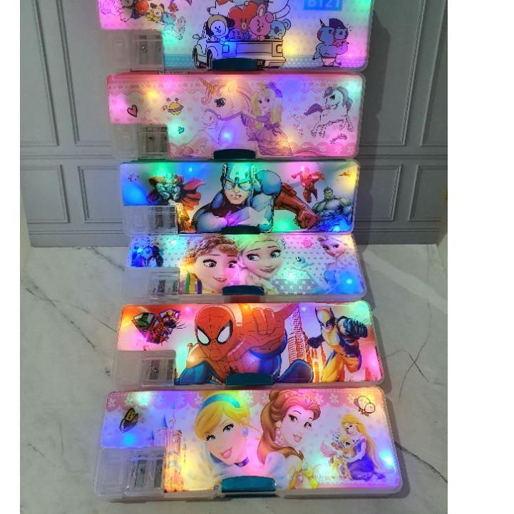 

Produk Keren / JG97N kotak pensil lampu/pencil case LED/kotak pensil MAGNET NYALA/MAGNET LED //Terlaris