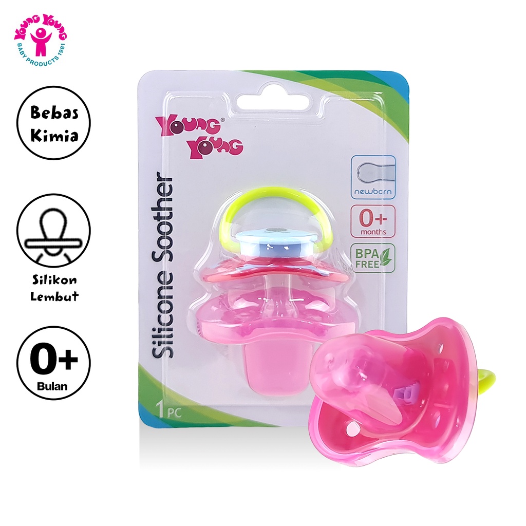 YOUNG YOUNG Dot /  Empeng Bayi 1 Pcs Silicone Soother BPA Free Dot Silikon IL-SO-3-Koala