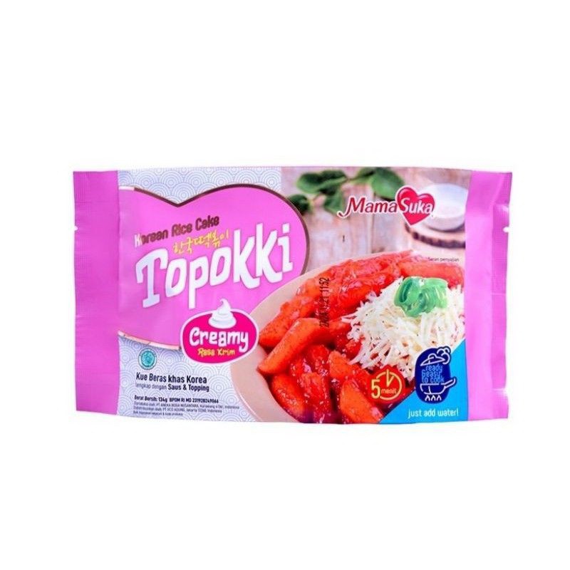 

MamaSuka Topokki Creamy 134 Gr (Ready To Cook)