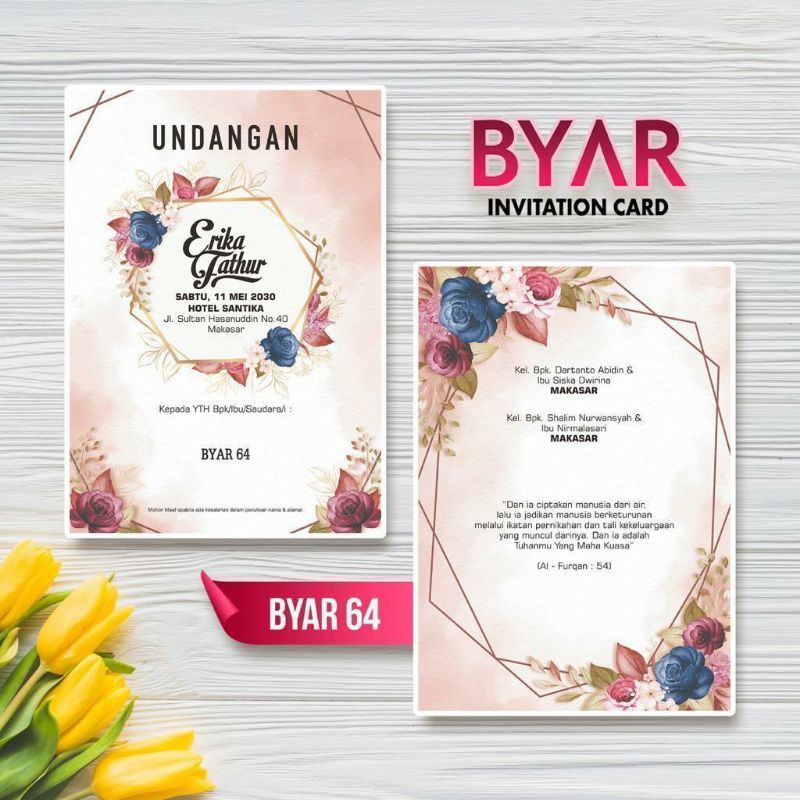Undangan Nikah Simple Murah Kekinian Elegan Keren Free Undangan Digital Video