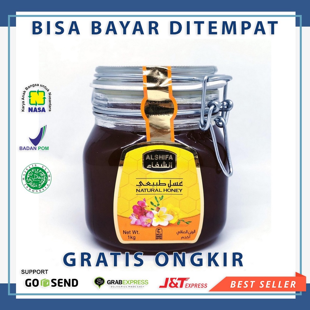 

Madu Al Shifa 1 kg (Botol Kawat) - Madu Arab Asli - Madu Penyembuhan Penyakit