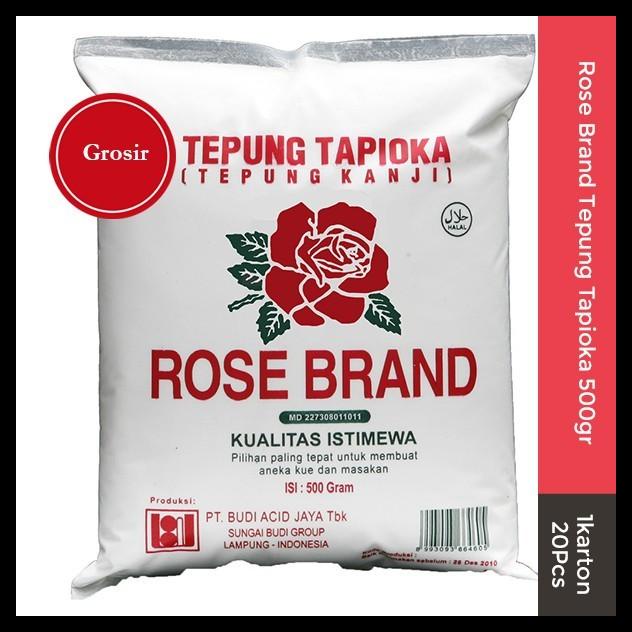 

TERBARUU!! Rose Brand Tepung Tapioka 500gr 1 Karton Grosir PROMO