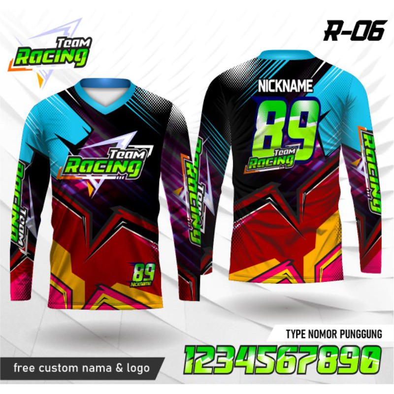 jersey racing baju balap pria
