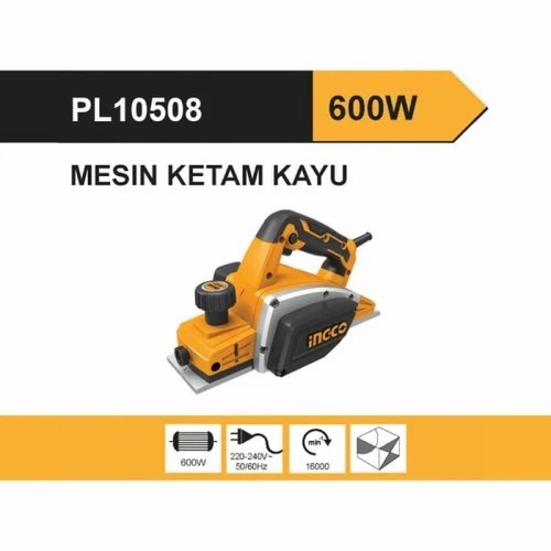 Mesin Ketam Kayu Listrik (1050W) / Serut Electric Planer INGCO PL10508