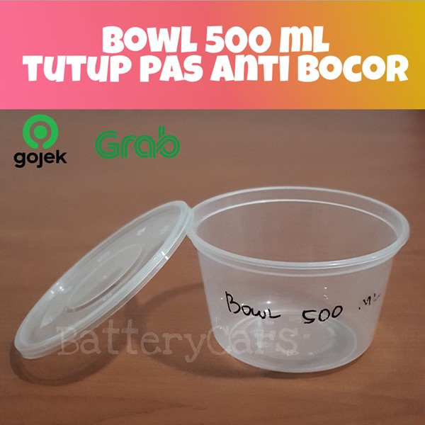 Mangkok Plastik 500ml / Thinwall Bowl 500ml / Mangkuk Plastik 500ml / Thinwall Round 500ml 500 ml