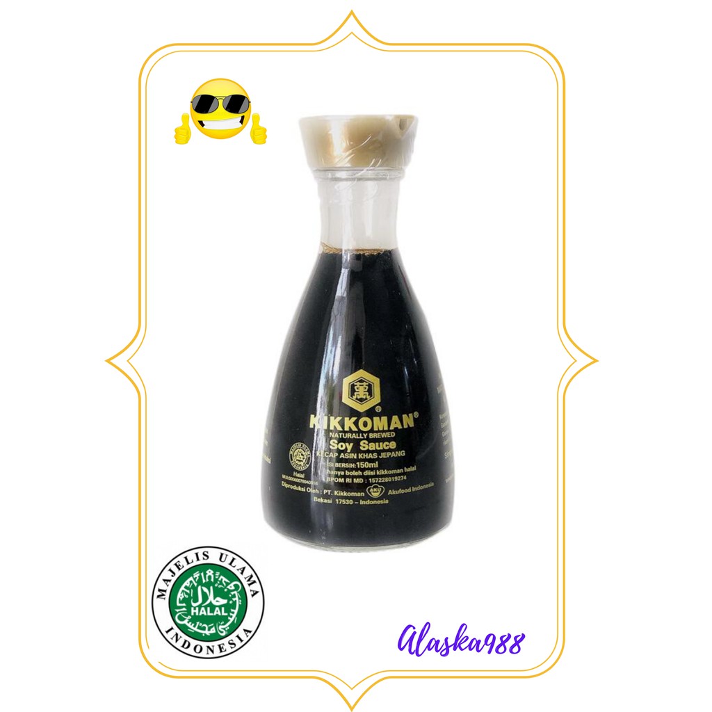 

KIKKOMAN SOY SAUCE DISPENSER 150 ML HALAL