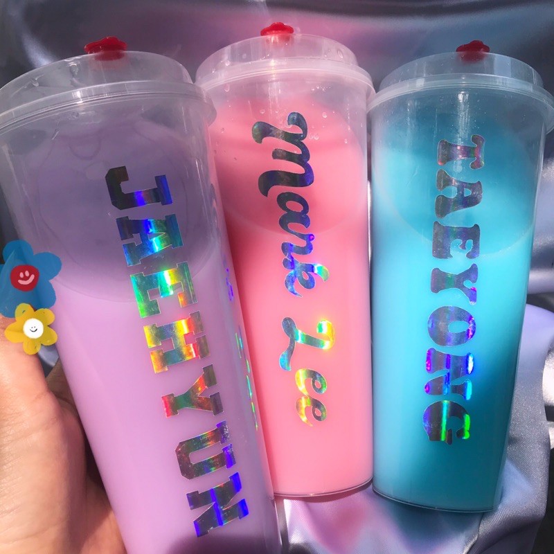 REUSABLE CUP TUMBLER HOLOGRAM CUSTOM