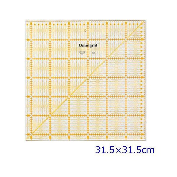 

Omnigrid Quilter's Ruler 31.5x31.5cm /Penggaris Omnigrid