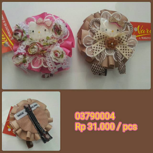 Jepit rambut anak hello kitty
