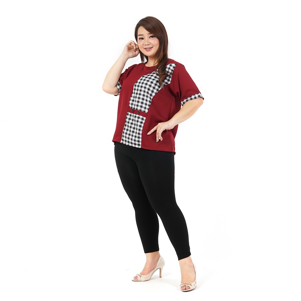 Binx Fashion Atasan Blus Jumbo / Blouse Jumbo / Atasan Wanita Jumbo 02-2