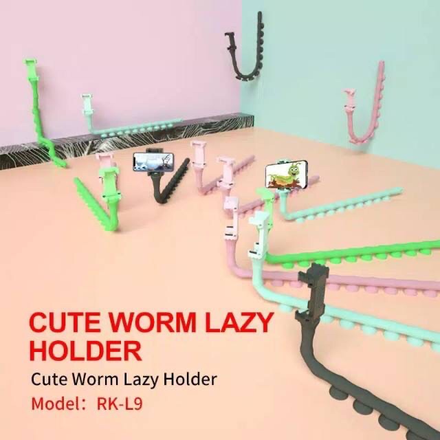 lazypod cacing /holder hp / lazypod gurita / holder hp model cacing