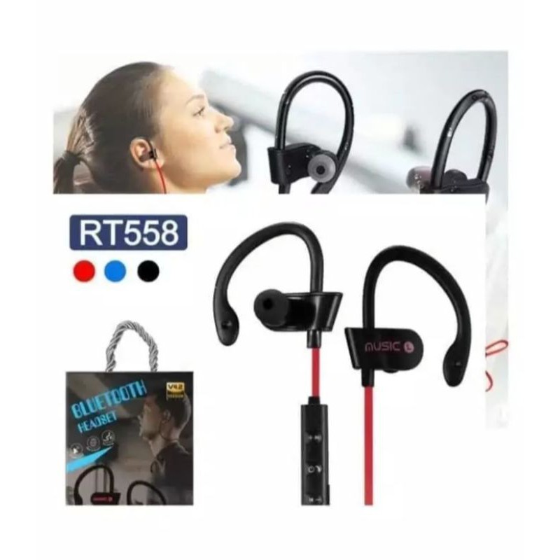 WIRELESS SPORT BLUETOOTH HEADSET RT558 / RT 558 HIGH QUALITY