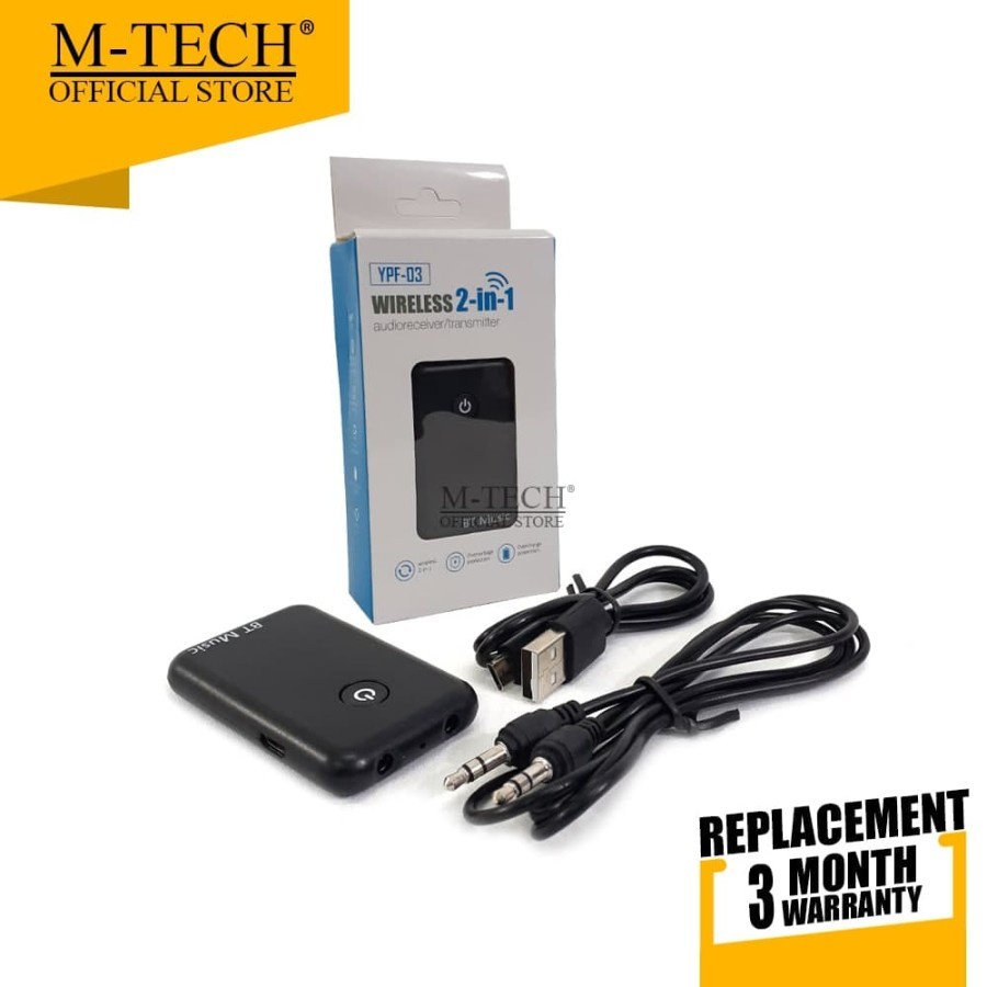 M-Tech Bluetooth Audio Receiver Combo + Transmitter 2 in 1