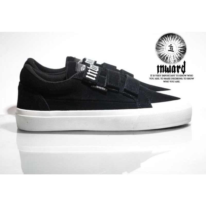 Sepatu Inward - whisper Black white | Sepatu Pria | Sneakers