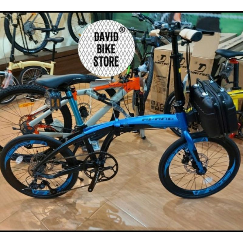 Sepeda Lipat 20" Avand Chester X 10 speed TERBARU