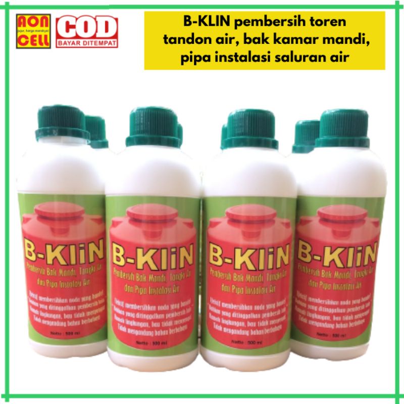 BKLIN B-KLIN B KLIN CAIRAN PEMBERSIH TOREN TANDON TANGKI AIR PIPA AIR BAK KAMAR MANDI