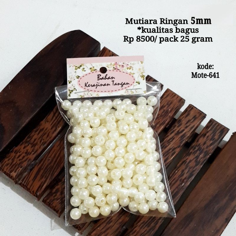 40/75/200/400/ 800/ 2500  butir Mote Mutiara Ringan 8 / 6 / 4 / 3mm