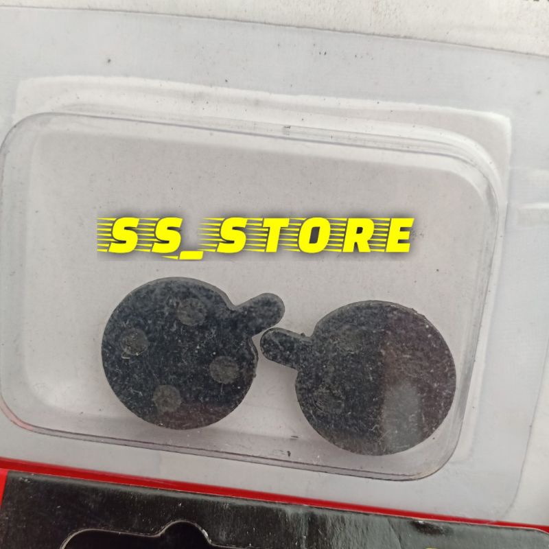 Kampas rem pacific disc brake pad bulat cakram zoom sepeda MTB