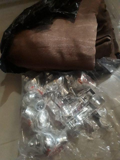 Bracket Rel Silver / Penyangga Rel