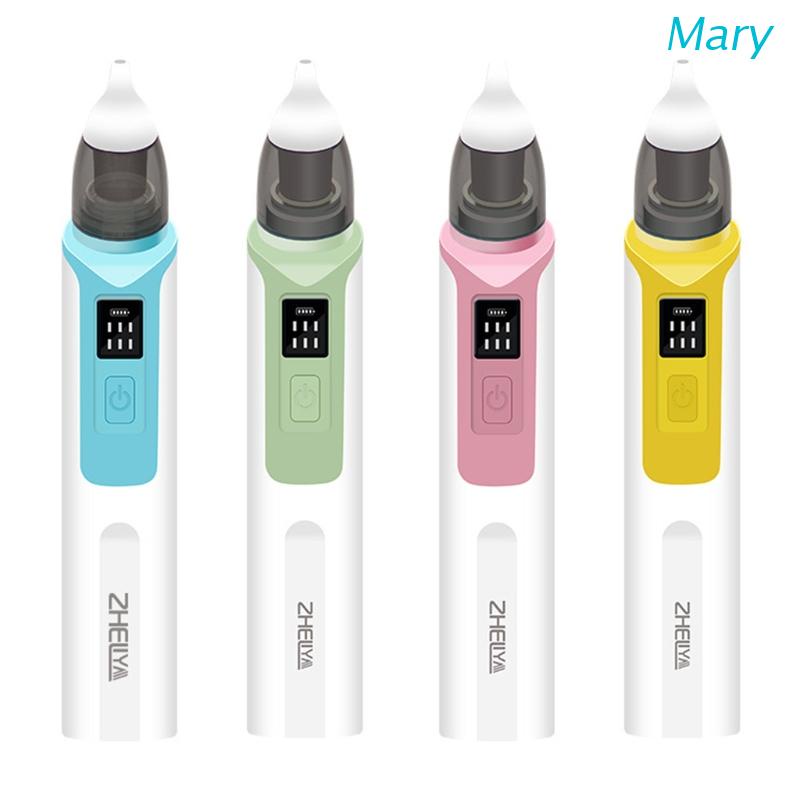 Mary Alat Penyedot Ingus / Pembersih Hidung Elektrik Adjustable USB Rechargeable Bahan Silikon Untuk Bayi