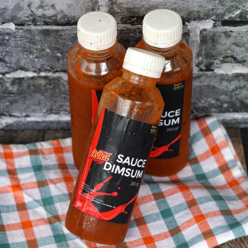 Saus Dimsum Botol 250 Gr / Saos Kuah Bumbu Sambal Dimsum Siomay Pedas Nikmat