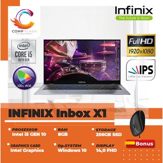 Laptop INFINIX Inbox X1 | i5 1035G1 RAM8GB 512GBssd 14.0FHD IPS sRGB