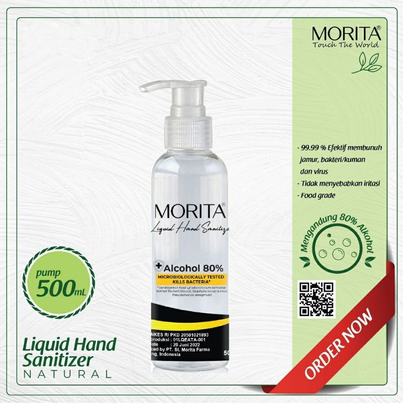 HAND SANITIZER LIQUID MORITA 500 ML Original