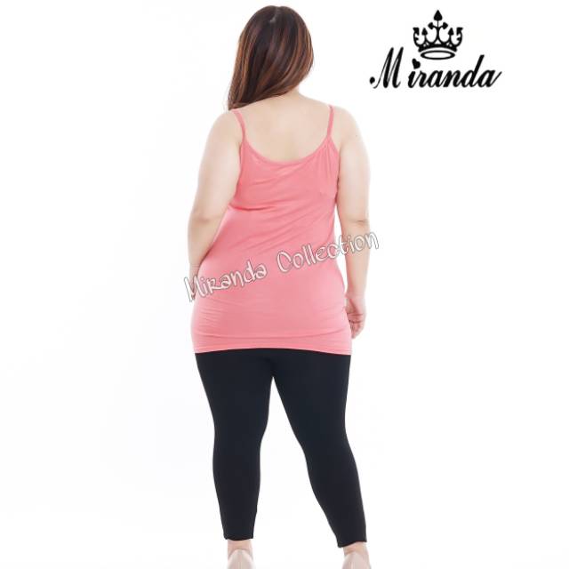 Tank Top Miranda JUMBO  / Tanktop Tali Kecil Big Size (XXL)  Bahan Rayon - 6169-7