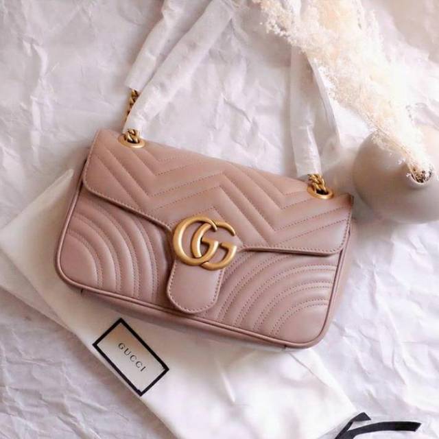 Gucci gg marmont - pale pink