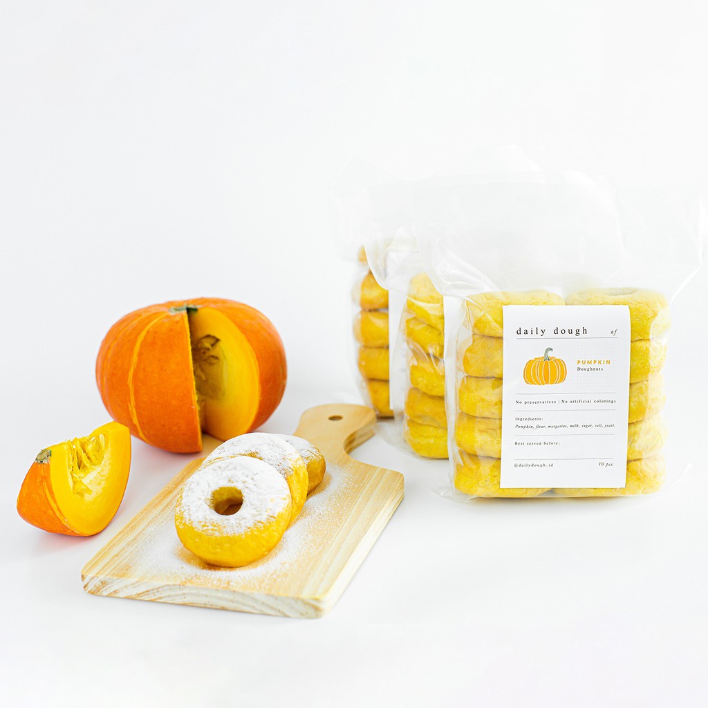 

Bundling 3 Packs Donat Labu Frozen | Donat Pumpkin | FROZEN FOOD