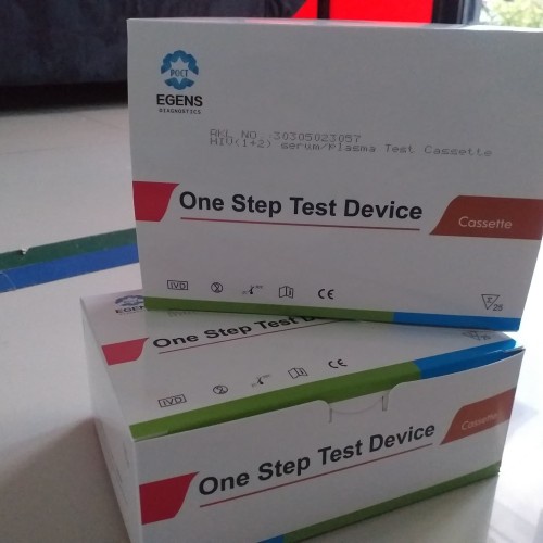 rapid test HIV merk Egens isi 25 tets