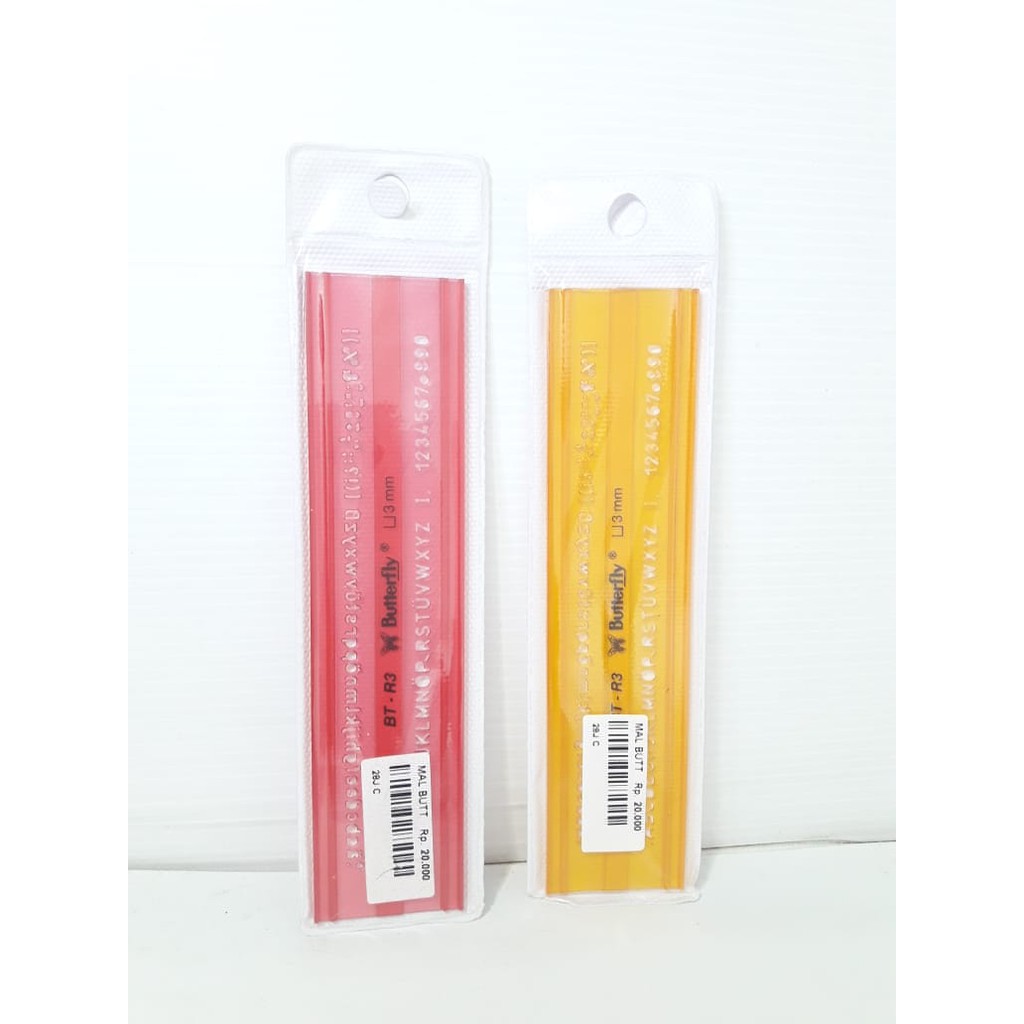 

Penggaris Mal Huruf Butterfly