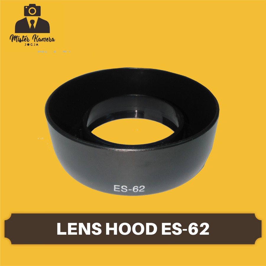 Lens Hood EOS ES-62 for Lens Canon New EF II 50 mm Lock 8 f/1 Lens Bayonet Twist Hood ES62