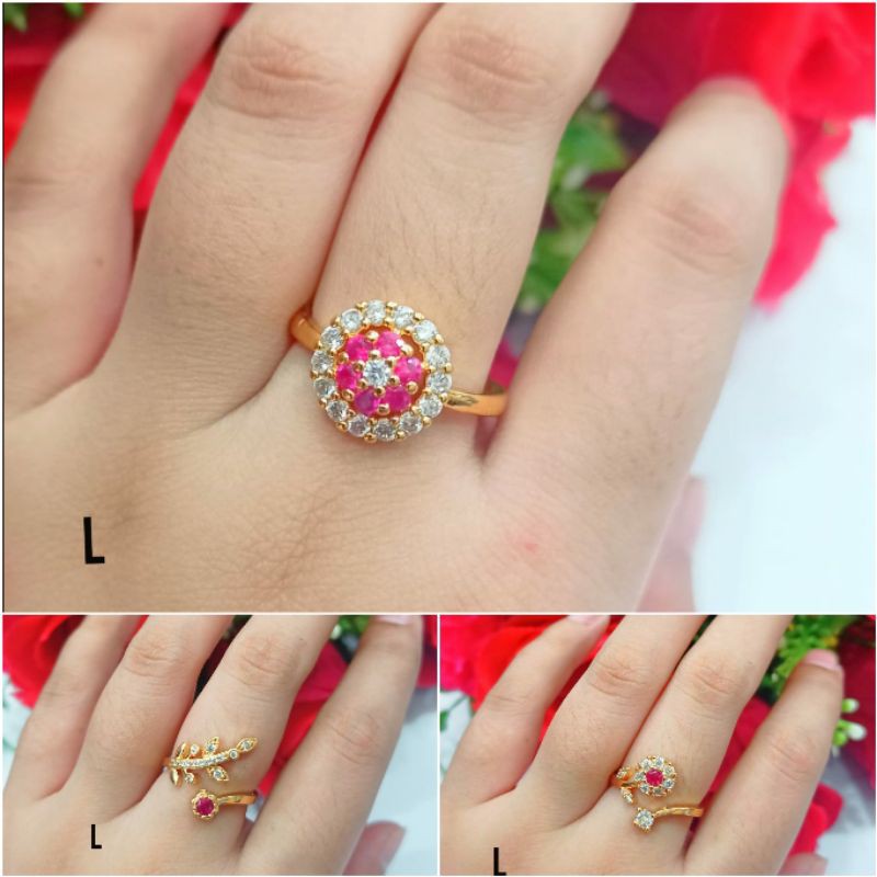 Fourfashion Cincin Dewasa Xuping Motif Kekinian PD124