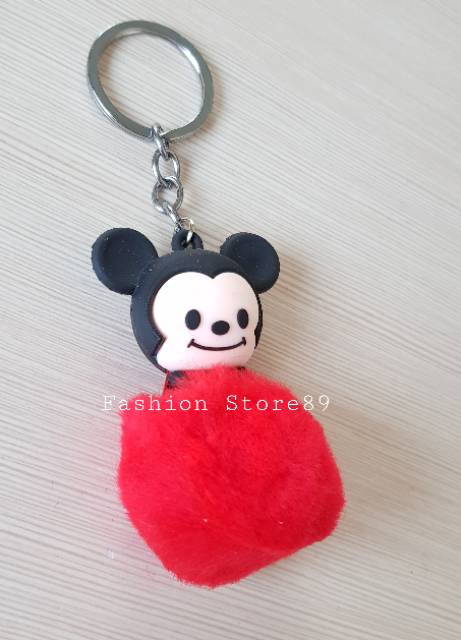 Gantung kunci doraemon hello kitty dan mickey mouse / gantungan tas gantungan serba guna