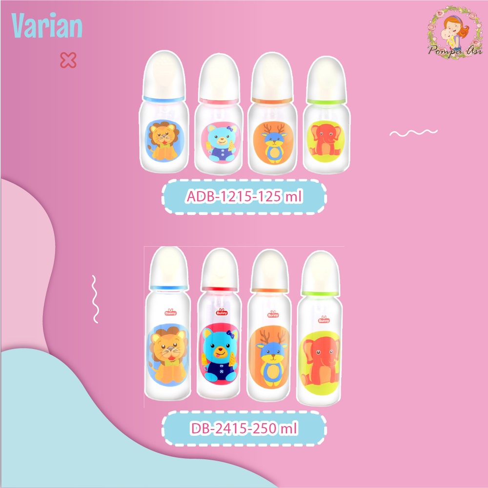 Lusty Bunny Dot Botol Susu Bayi Wide Neck Murah Berkualitas Premium By Mallpompaasi