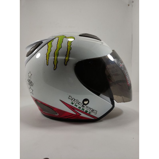 HELM DEWASA MOTIF MONSTER