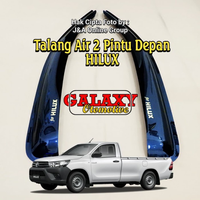 Talang Air 2 Pintu Hitam Hilux New Shopee Indonesia