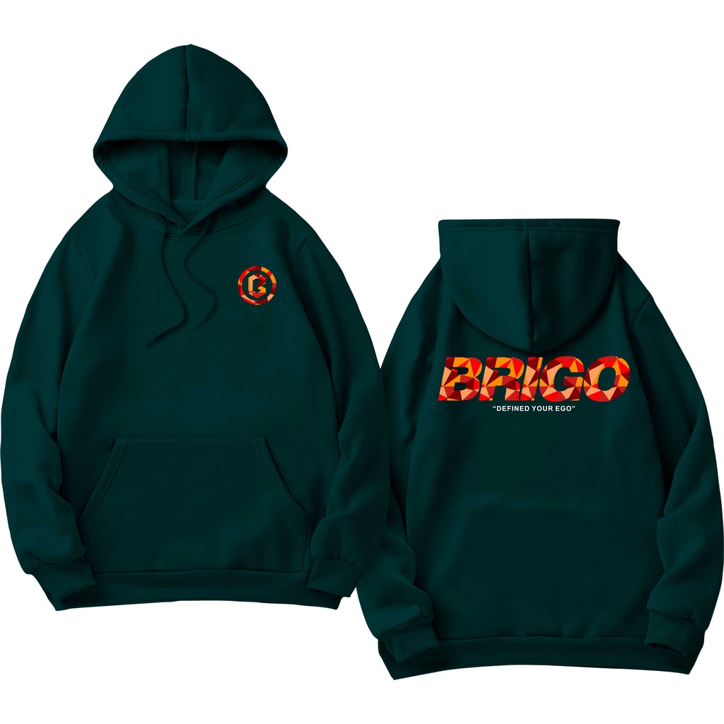 BRIGO Jumper Hoodie crystal II Sweater Hoodie BRIGO crystal Sablon DTF Fleece Cotton II SIZE M-XXL (Pria &amp; Wanita) Free stiker&amp;Gantungan Kunci