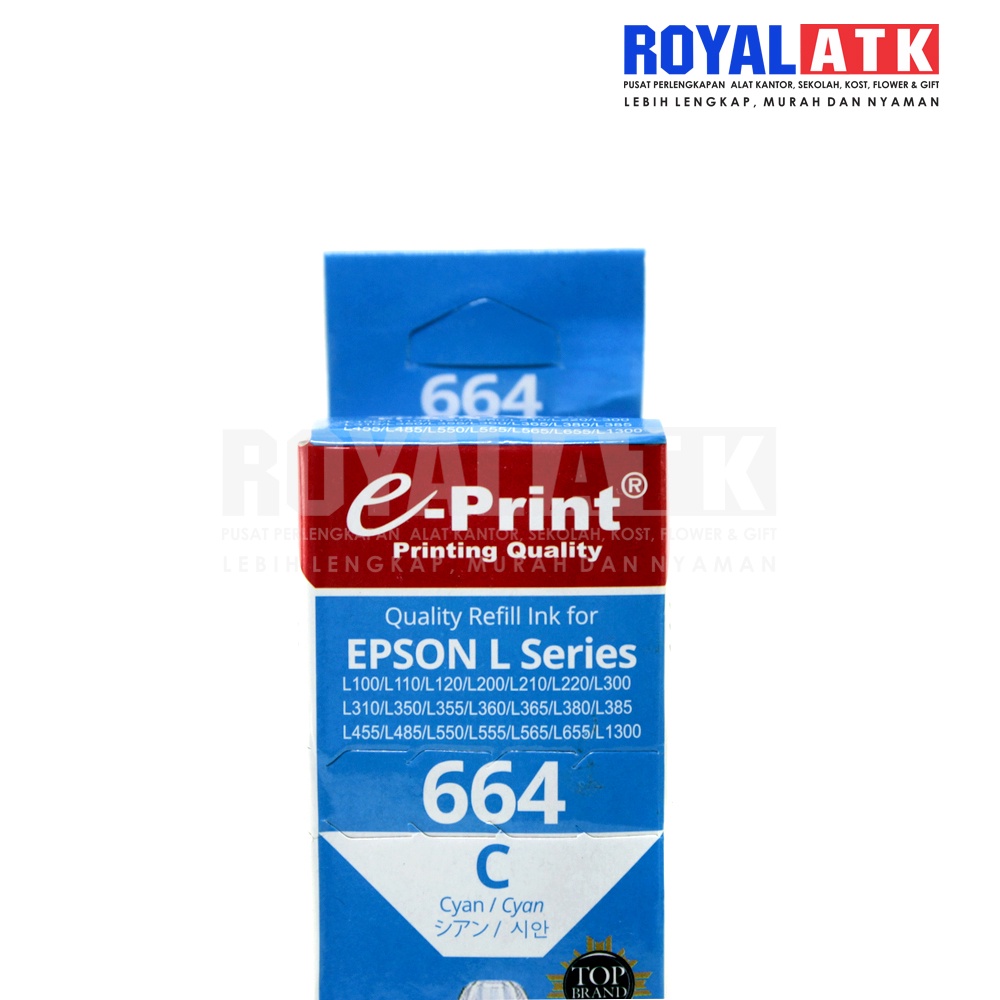 Tinta Reguler 80 ml Epson Cyan E-Print