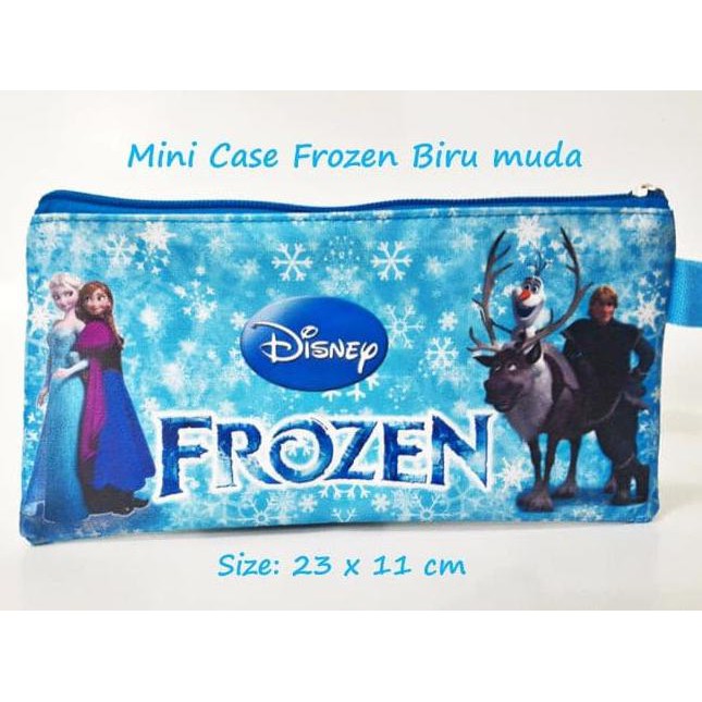 

promo Mini Case Frozen Biru Muda Tempat Pensil Stationary Pencil Case Dompet